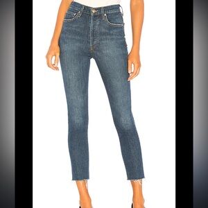Agolde Nico high-rise slim straight jeans in color Vox